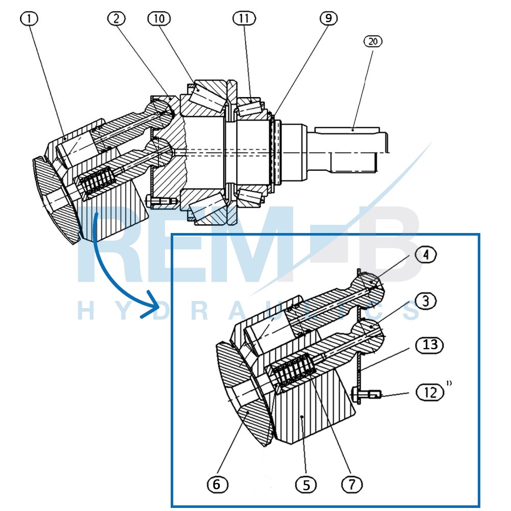 STANDARD SPARE PARTS A7VO107